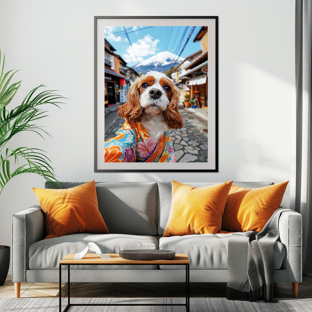 Poster: King Charles Cocker Spaniel Takes Selfies in tibet - Imagen 2