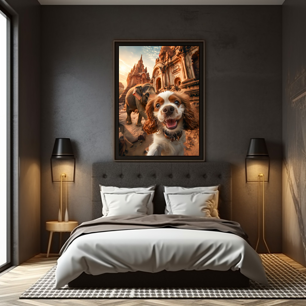 Poster: King Charles Cocker Spaniel Takes Selfies Across the Globe - immagine 2