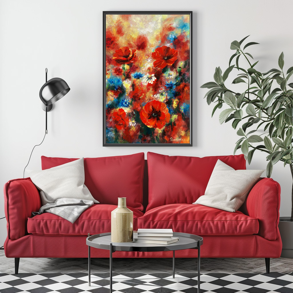 Poster: Wildblumenwiese