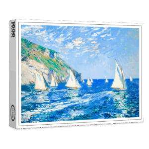 raxxa Premium-Puzzle: Sailboats on Calm Waters Impressionist Painting