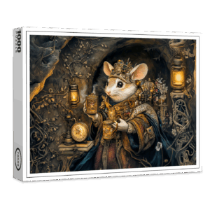 raxxa Premium-Puzzle: Mouse King in a Tree Root Castle