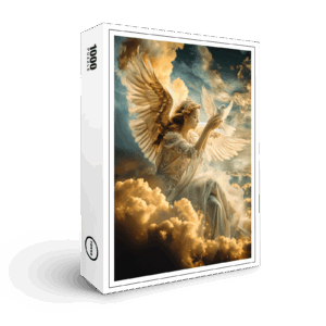 raxxa Premium-Puzzle: Messengers of Peace Angel with White Dove
