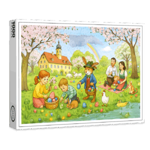 raxxa Premium-Puzzle: Easter Egg Hunt in Park