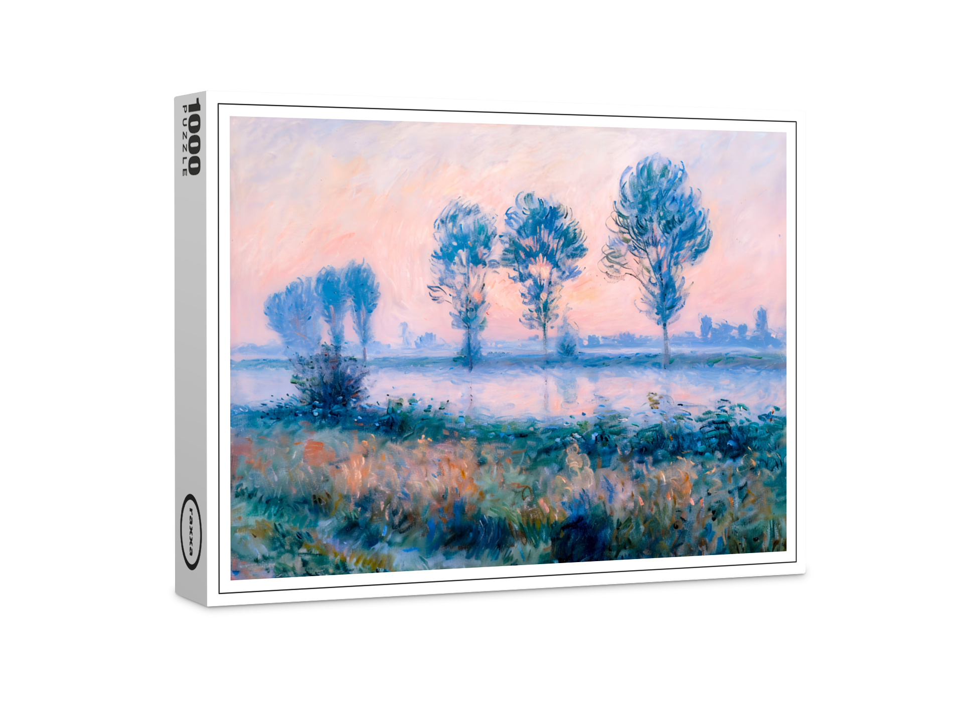 raxxa Premium-Puzzle: Late Summer morning Landscape by the Havel River