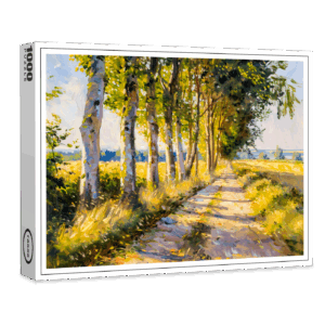 raxxa Premium-Puzzle: Golden Summer Tree Alley