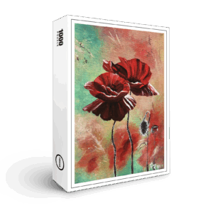 raxxa Premium-Puzzle: Sommermohn