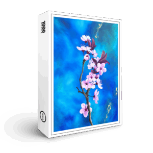 raxxa Premium-Puzzle: Kirschblütenzweig