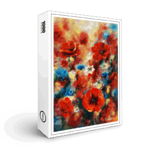 raxxa Premium-Puzzle: Wildblumenwiese