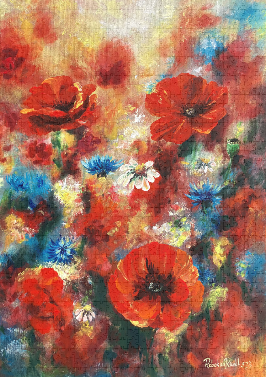 raxxa Premium-Puzzle: Wildblumenwiese - Image 2