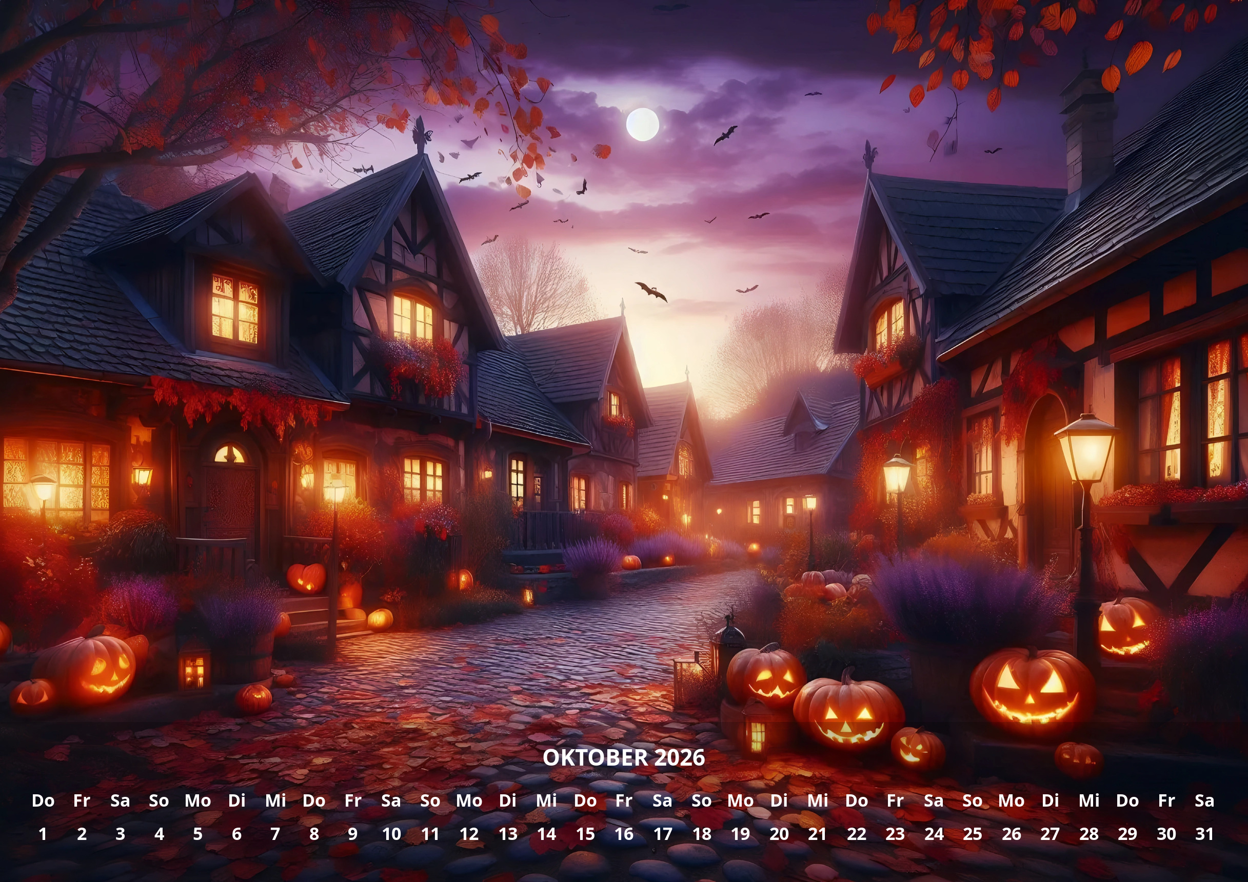 raxxa Premium-Monatskalender 12 Moodscapes 2026 - Imagen 12