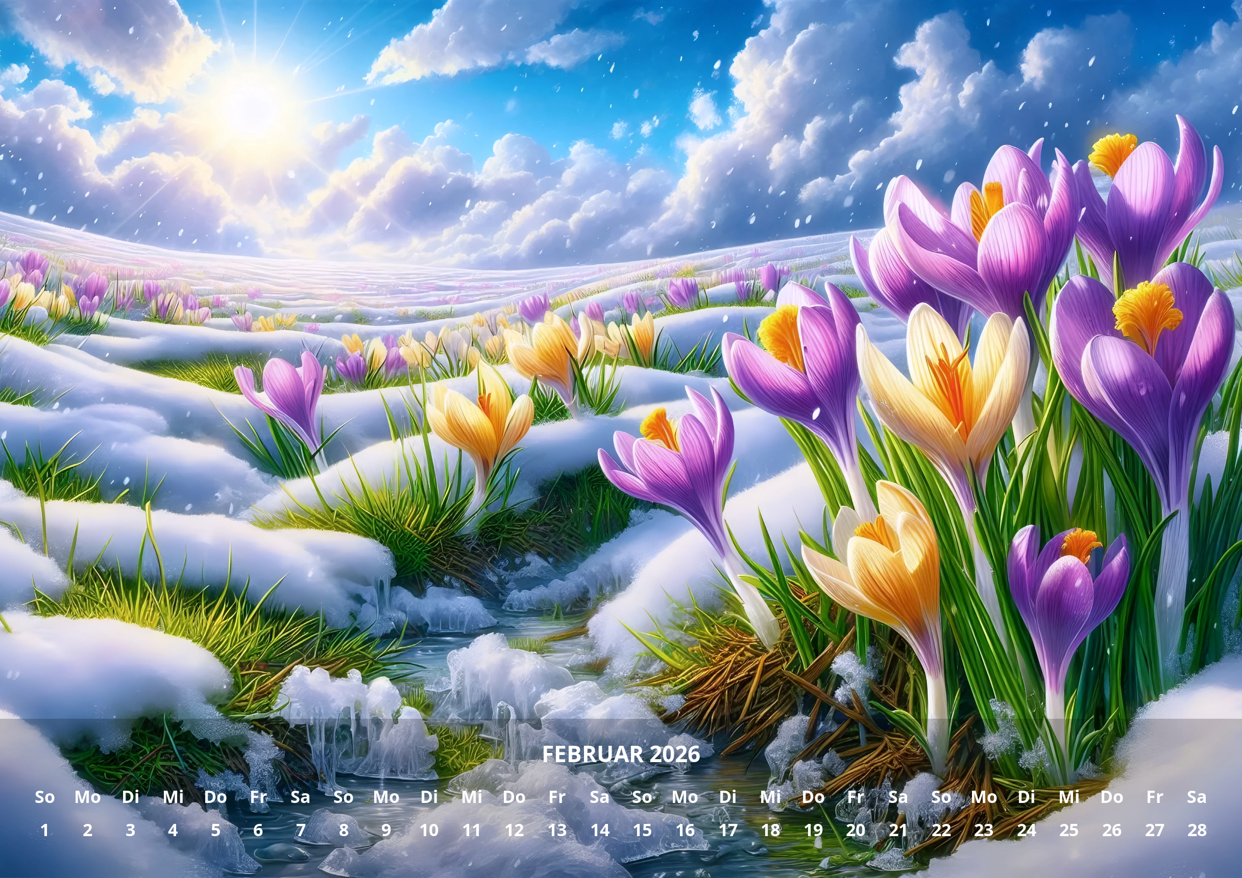 raxxa Premium-Monatskalender 12 Moodscapes 2026 - Imagen 4