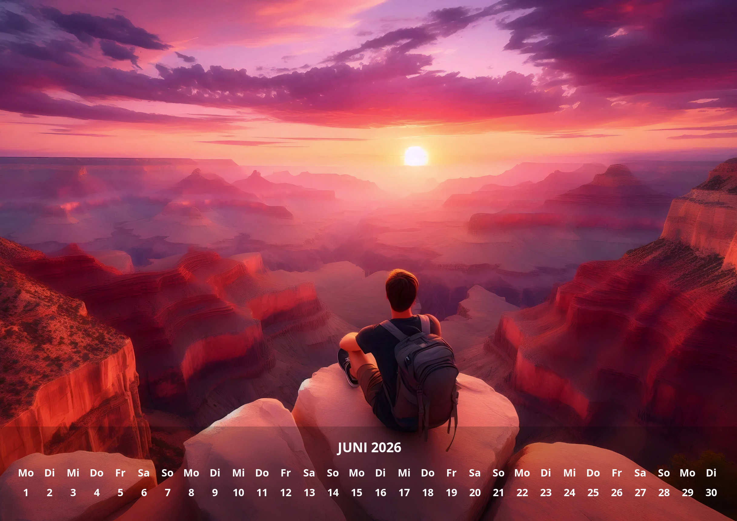 raxxa Premium-Monatskalender 12 Moodscapes 2026 - Imagen 8
