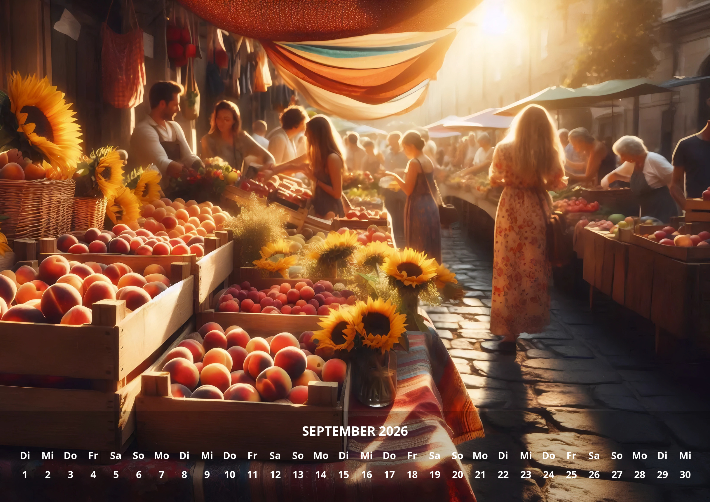 raxxa Premium-Monatskalender 12 Moodscapes 2026 - Imagen 11