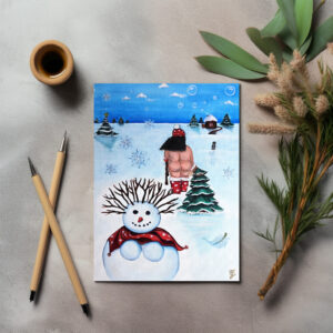 raxxa Postkarte: WinterTraum a. d. R. WeibsBild