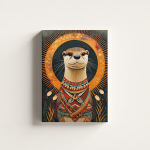 raxxa Canva: Otter Totem – Playful Deco Spirit