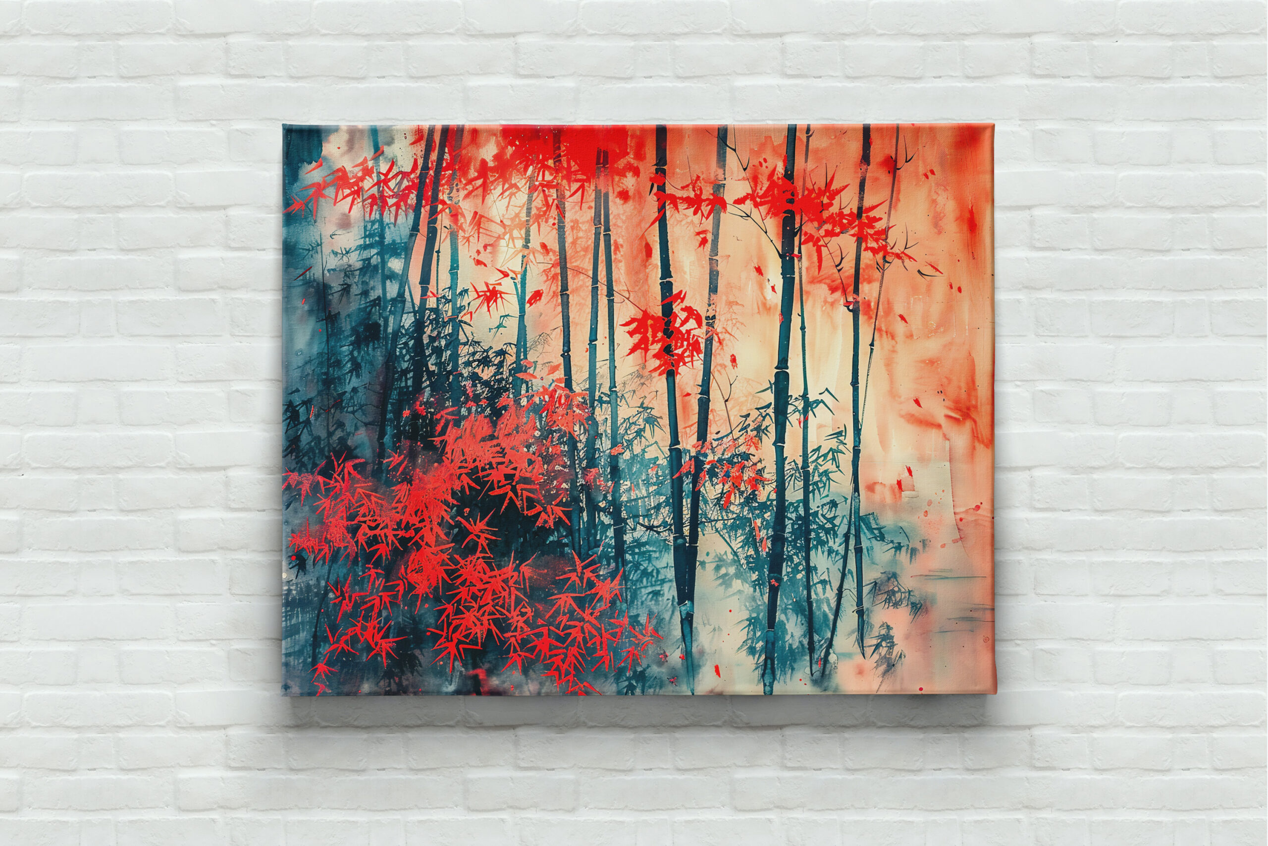 raxxa Canva: Chinese Watercolor Tranquil Bamboo Forest – Bild 3