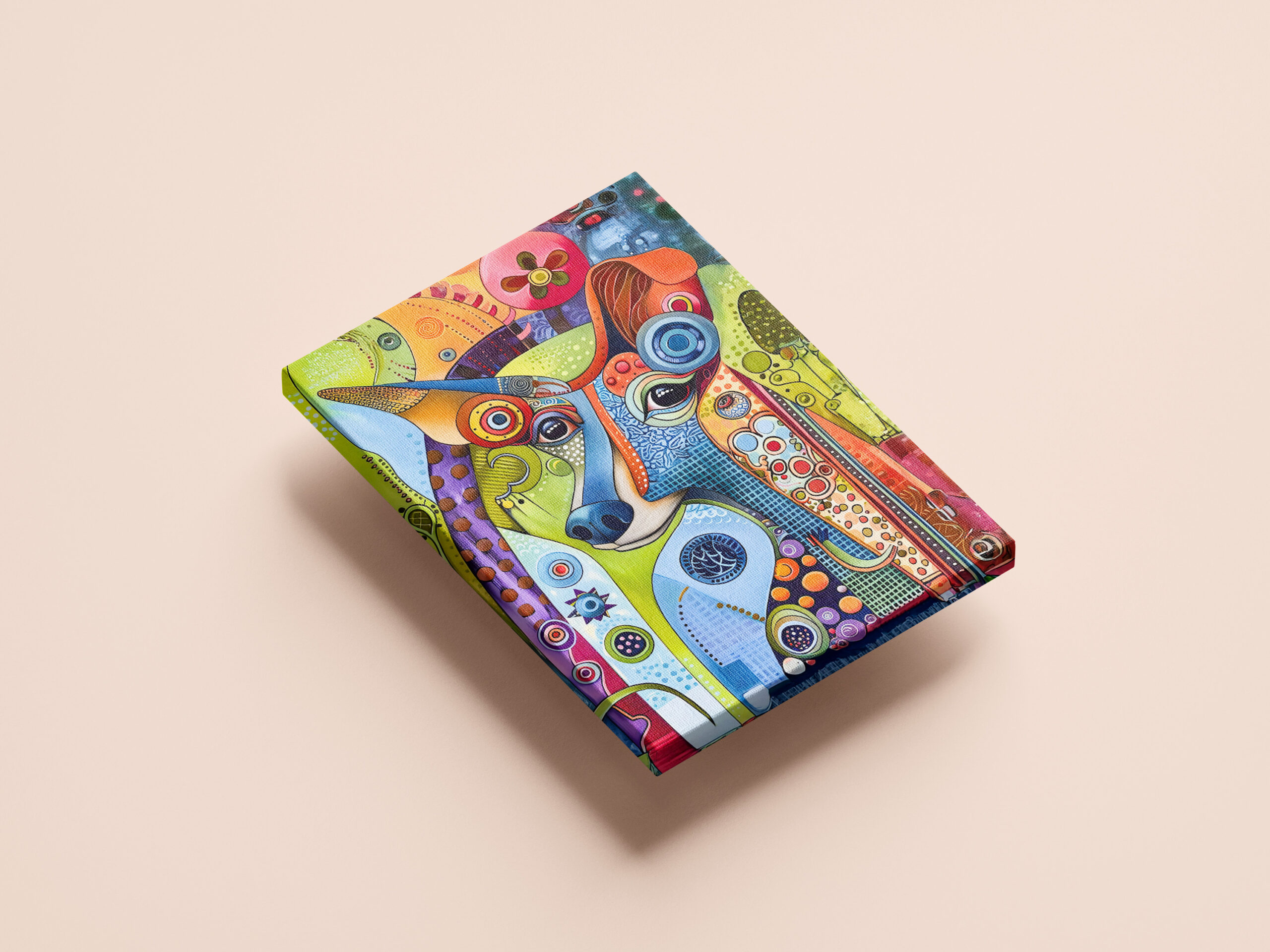 raxxa Canva: Pop-Art Dog in Bright Colors – Image 2