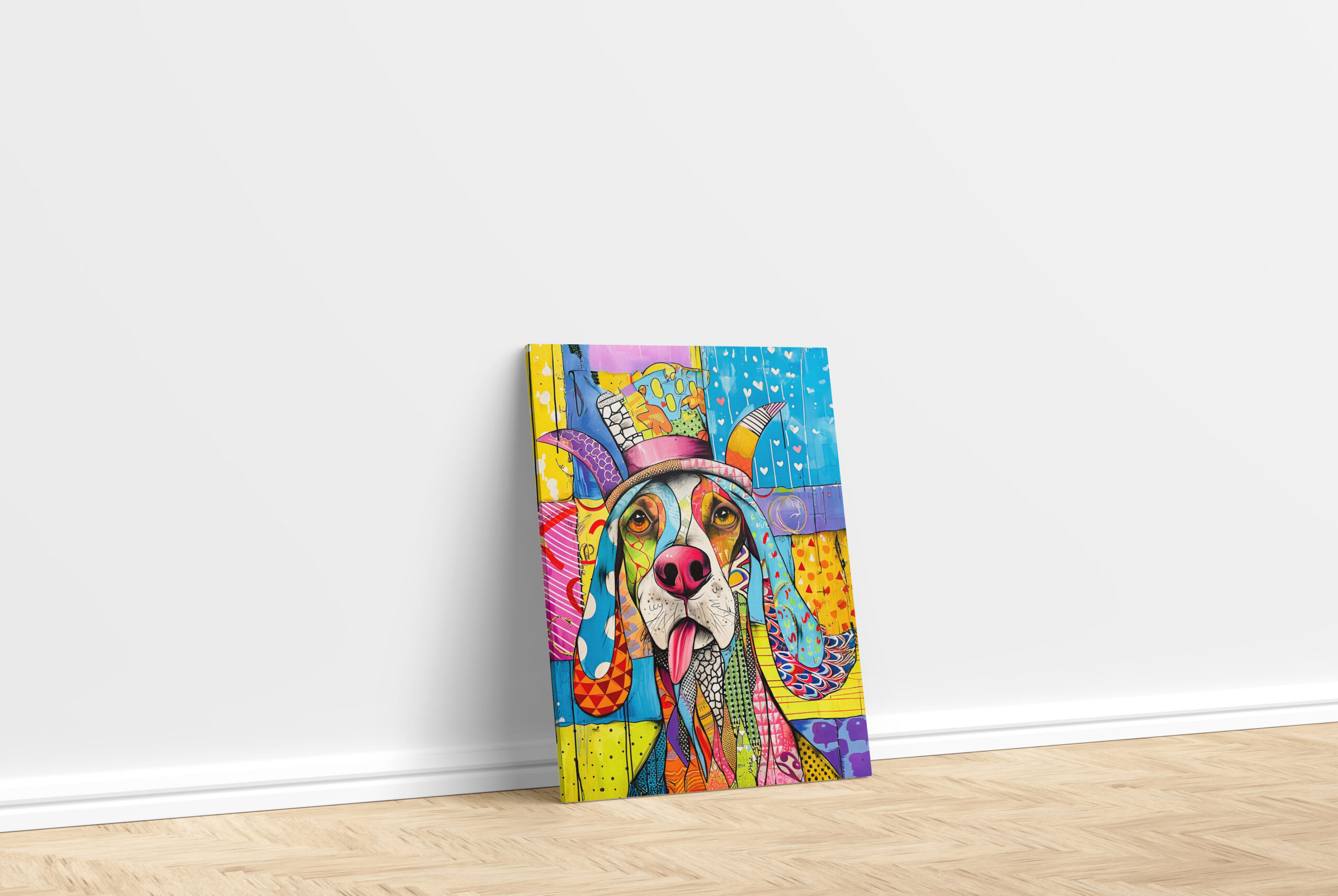 raxxa Canva: Pop-Art Dog Portrait in Retro Style – Bild 2