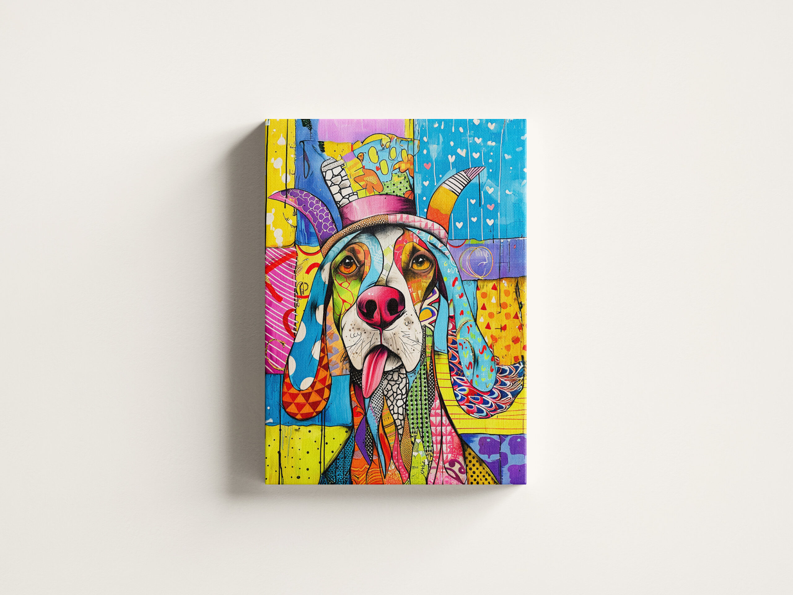 raxxa Canva: Pop-Art Dog Portrait in Retro Style – Bild 3