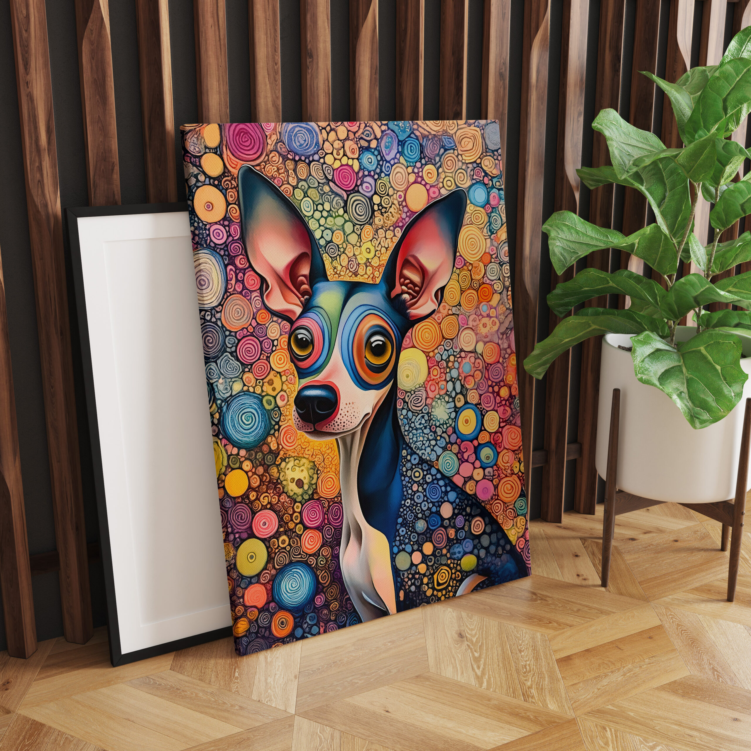raxxa Canva: Color Splash Pop-Art Dog Portrait – Bild 2