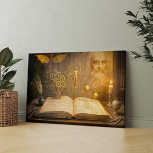 raxxa Canva: Da Vinci inventions from ancient sketchbook
