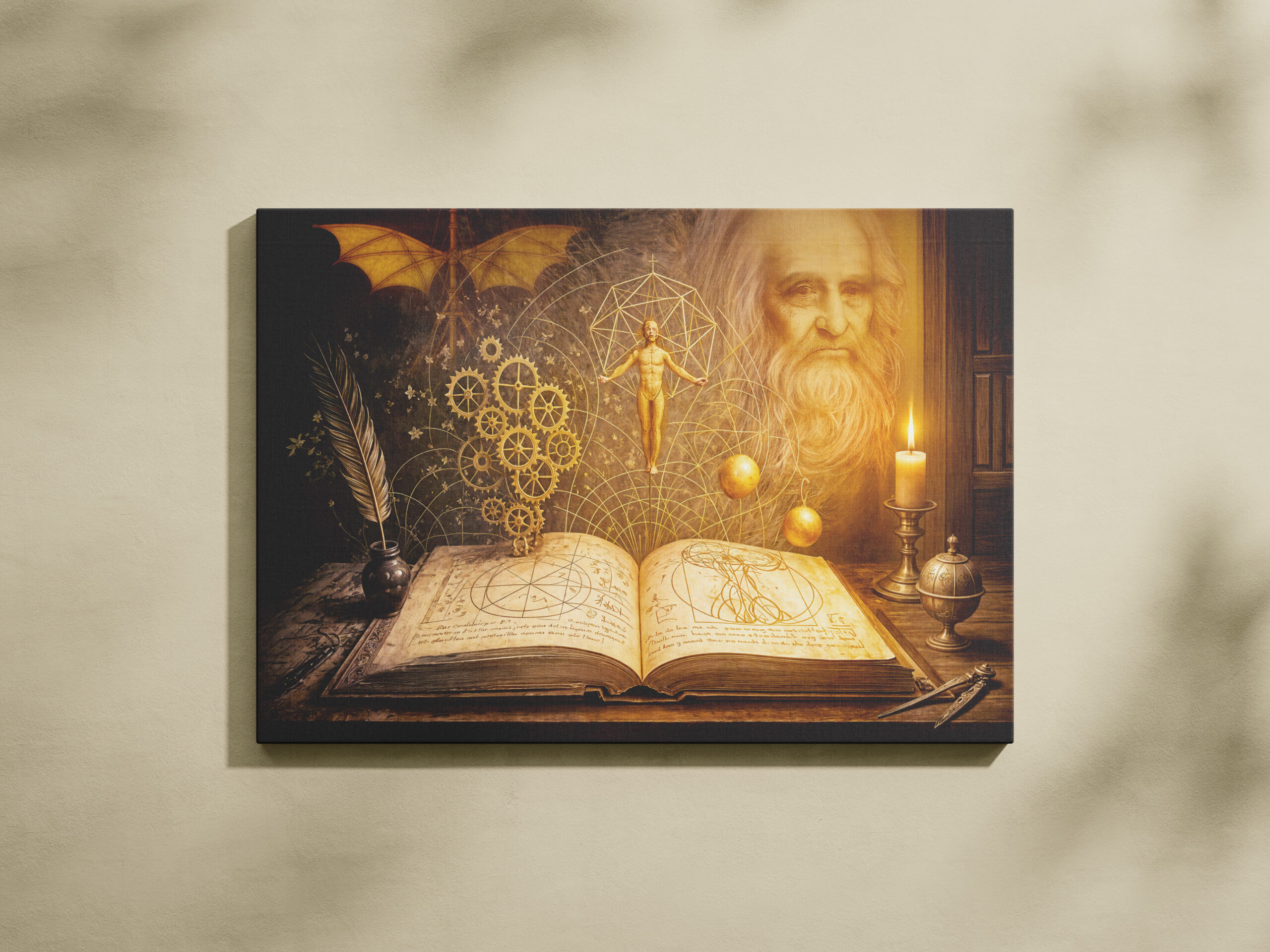 raxxa Canva: Da Vinci inventions from ancient sketchbook – Bild 2