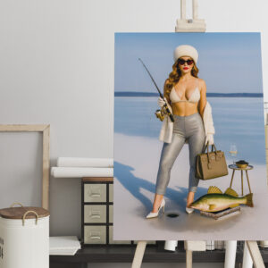 raxxa Canva: Glam Ice Fishing with Caviar and Champagne