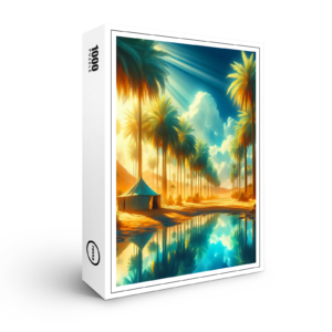 raxxa Premium-Puzzle: Palmenparadies