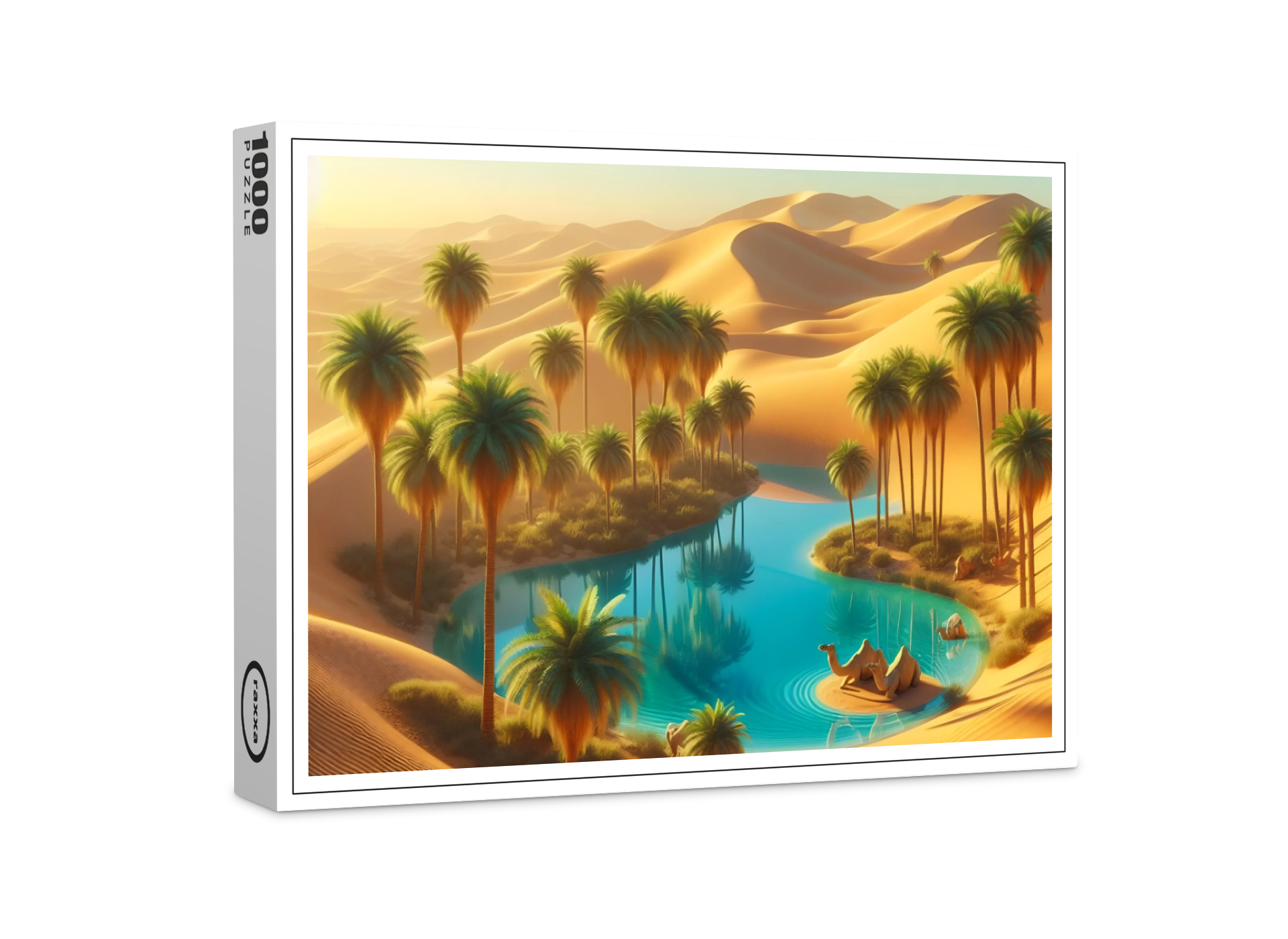 raxxa Premium-Puzzle: Grüne Oase