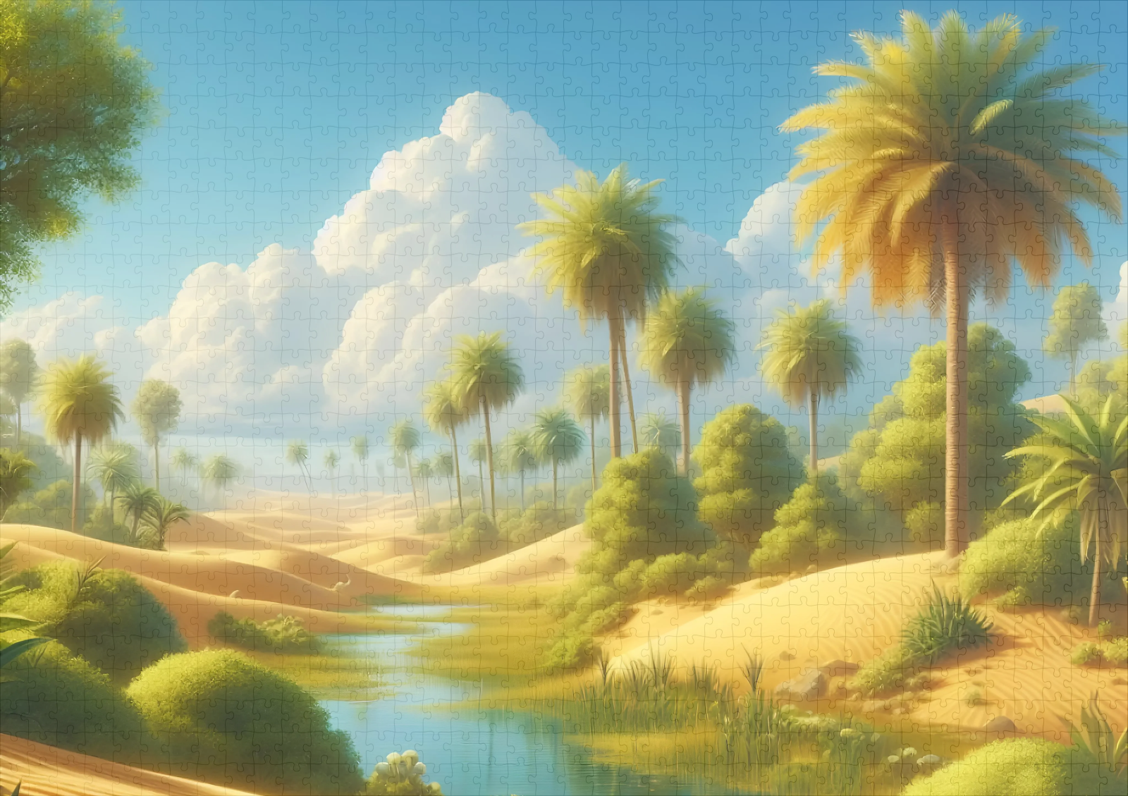 raxxa Premium-Puzzle: Oasentraum - Image 2