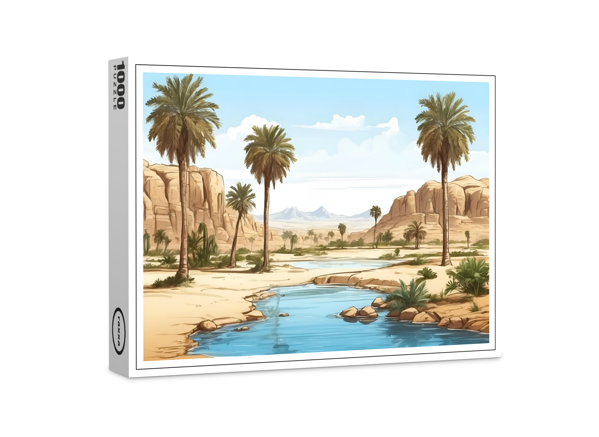 raxxa Premium-Puzzle: Oase der Erfrischung