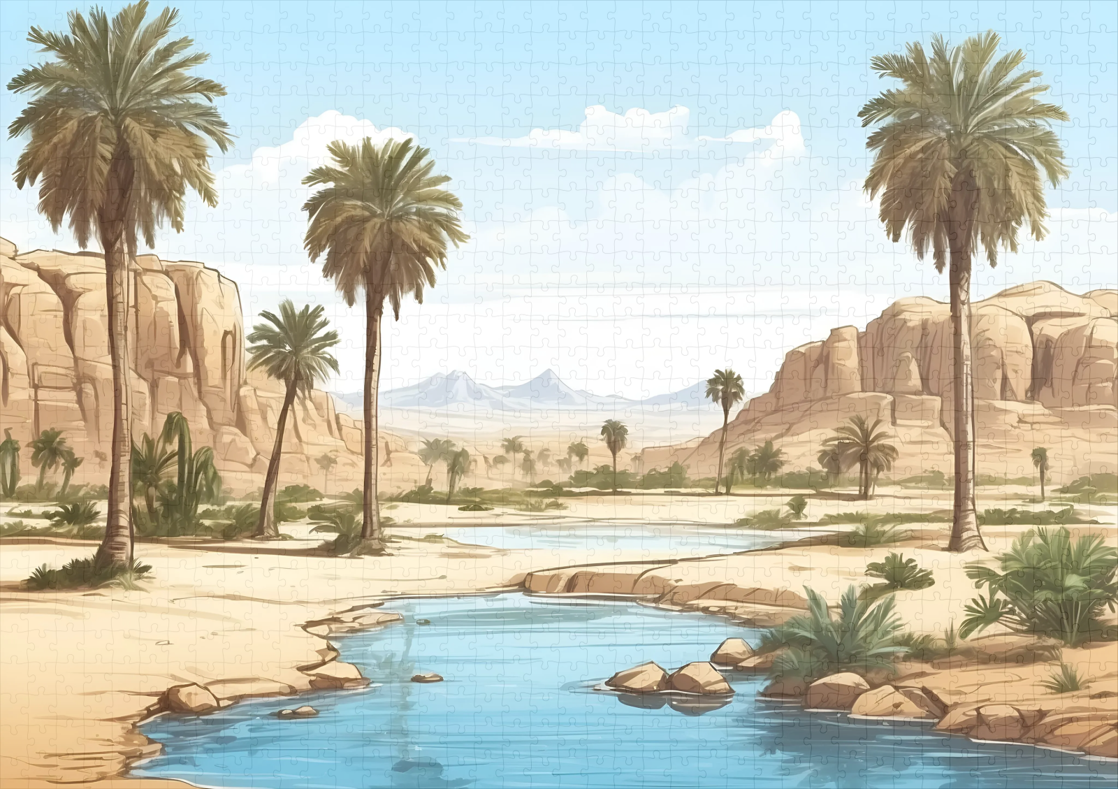 raxxa Premium-Puzzle: Oase der Erfrischung - Image 2
