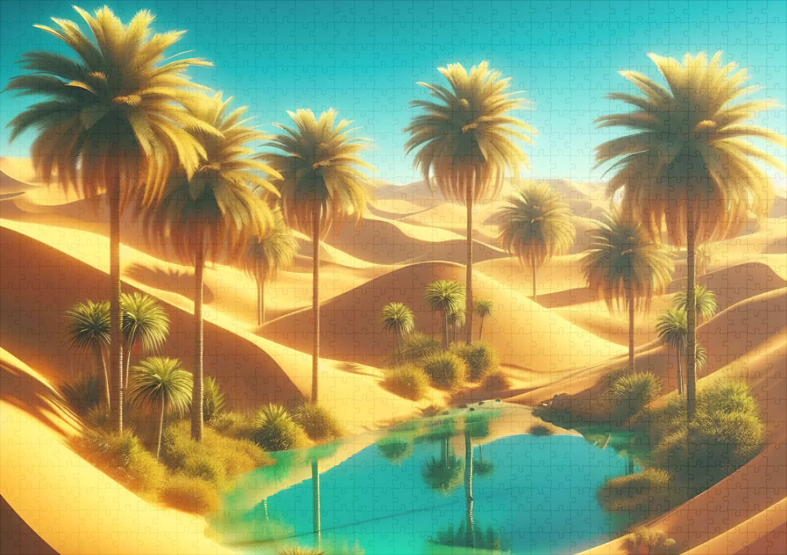 raxxa Premium-Puzzle: Oase im Sand - Image 2