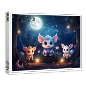 raxxa Premium-Puzzle: Magische Nacht mit Fabelwesen