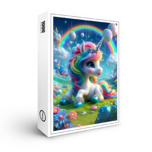 raxxa Premium-Puzzle: Magisches Einhorn unter dem Sternenhimmel
