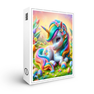 raxxa Premium-Puzzle: Traumhaftes Einhorn im Gras
