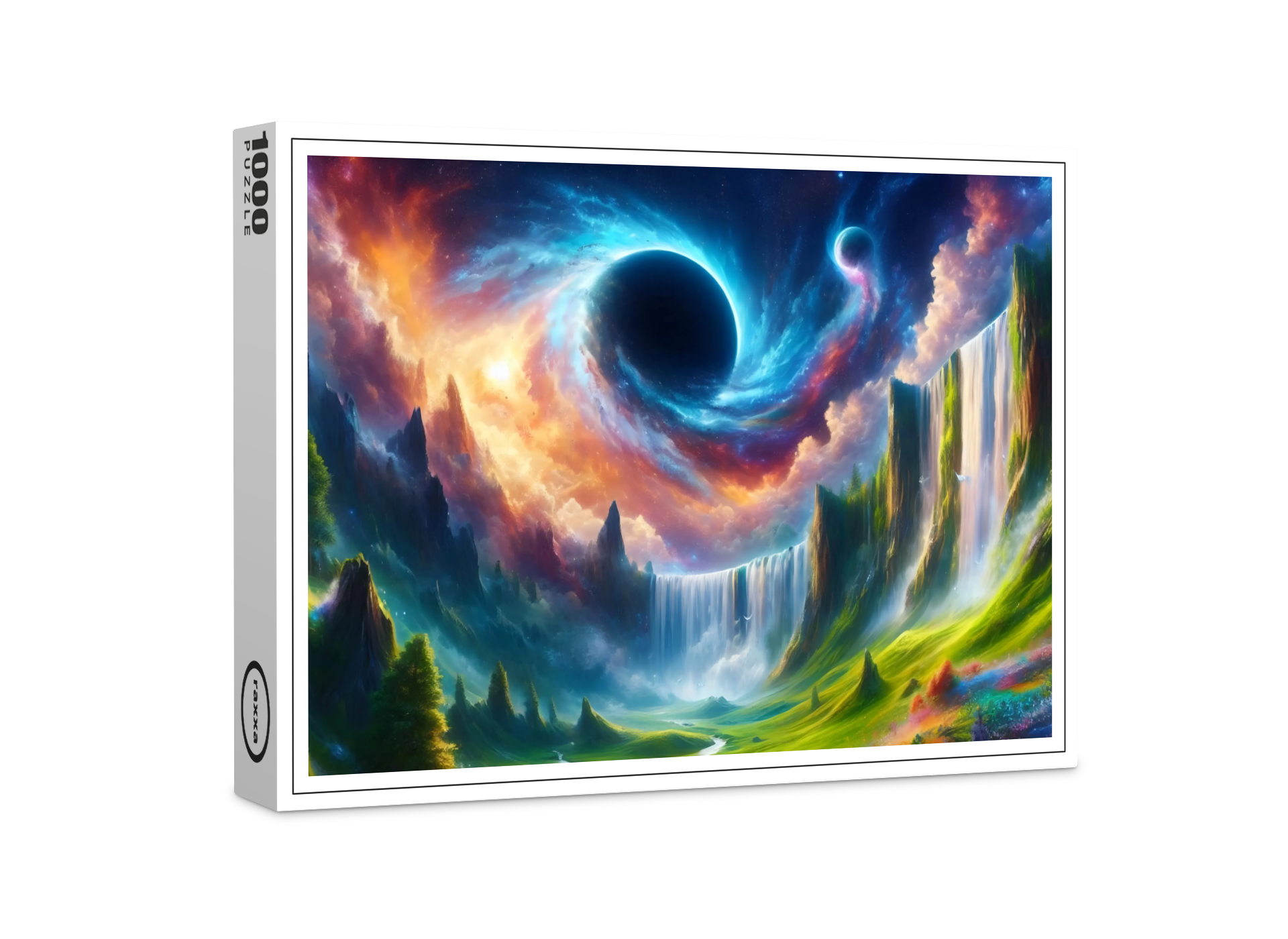 raxxa Premium-Puzzle: Das Schwarze Loch im Naturparadies