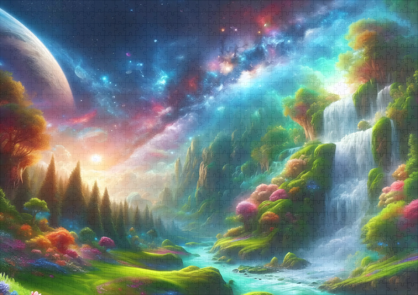 raxxa Premium-Puzzle: Himmlische Symbiose der Natur - Image 2