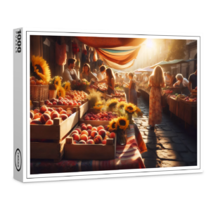 raxxa Premium-Puzzle: Sommerlicher Obstmarkt