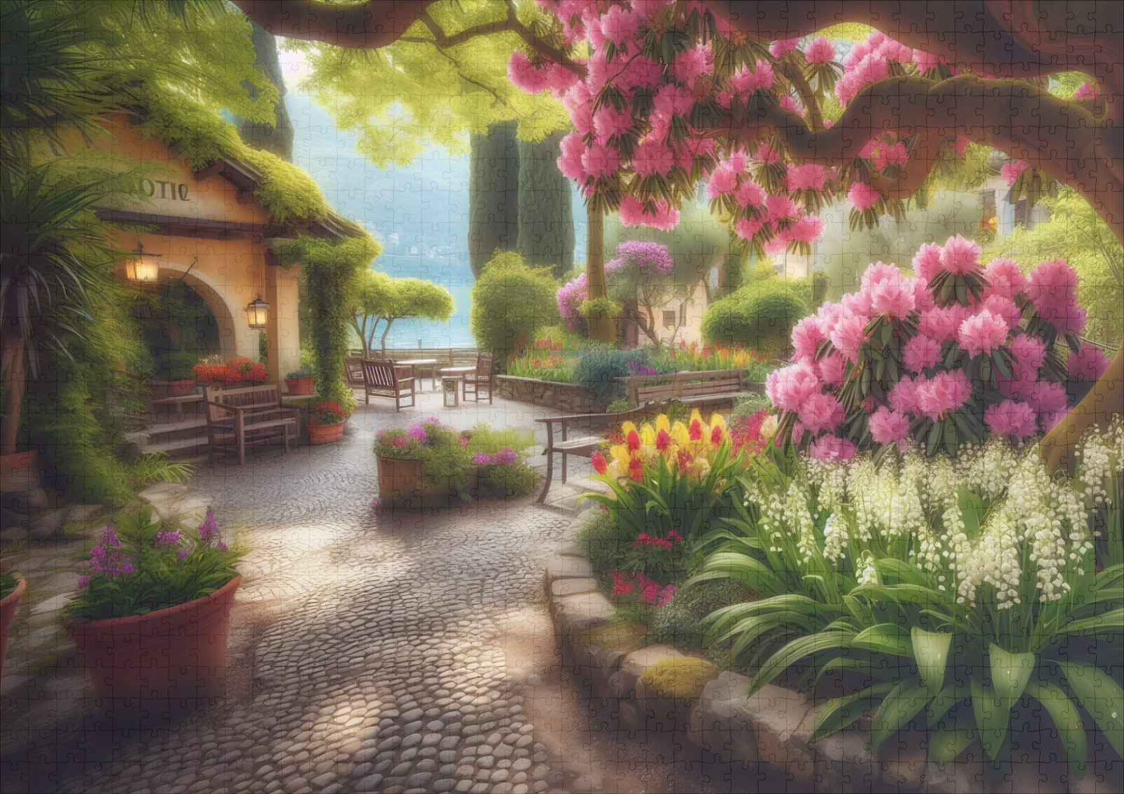 raxxa Premium-Puzzle: Oase der Entspannung - immagine 2