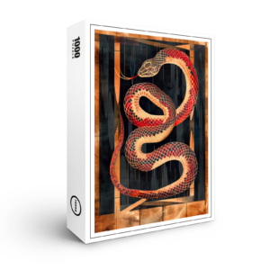 raxxa Premium-Puzzle: Snake Totem – Transformative Deco Symbol