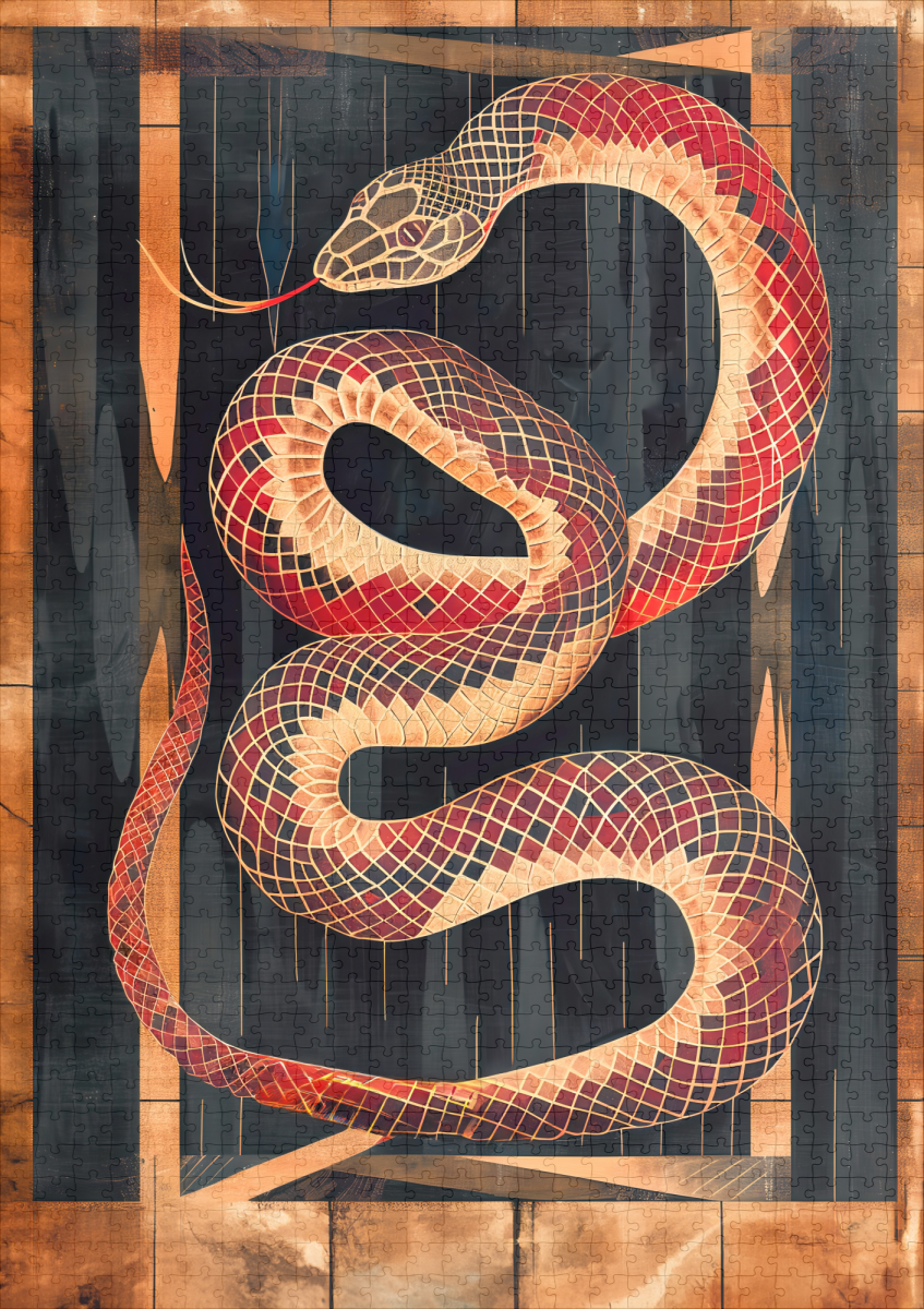 raxxa Premium-Puzzle: Snake Totem – Transformative Deco Symbol - Imagen 2