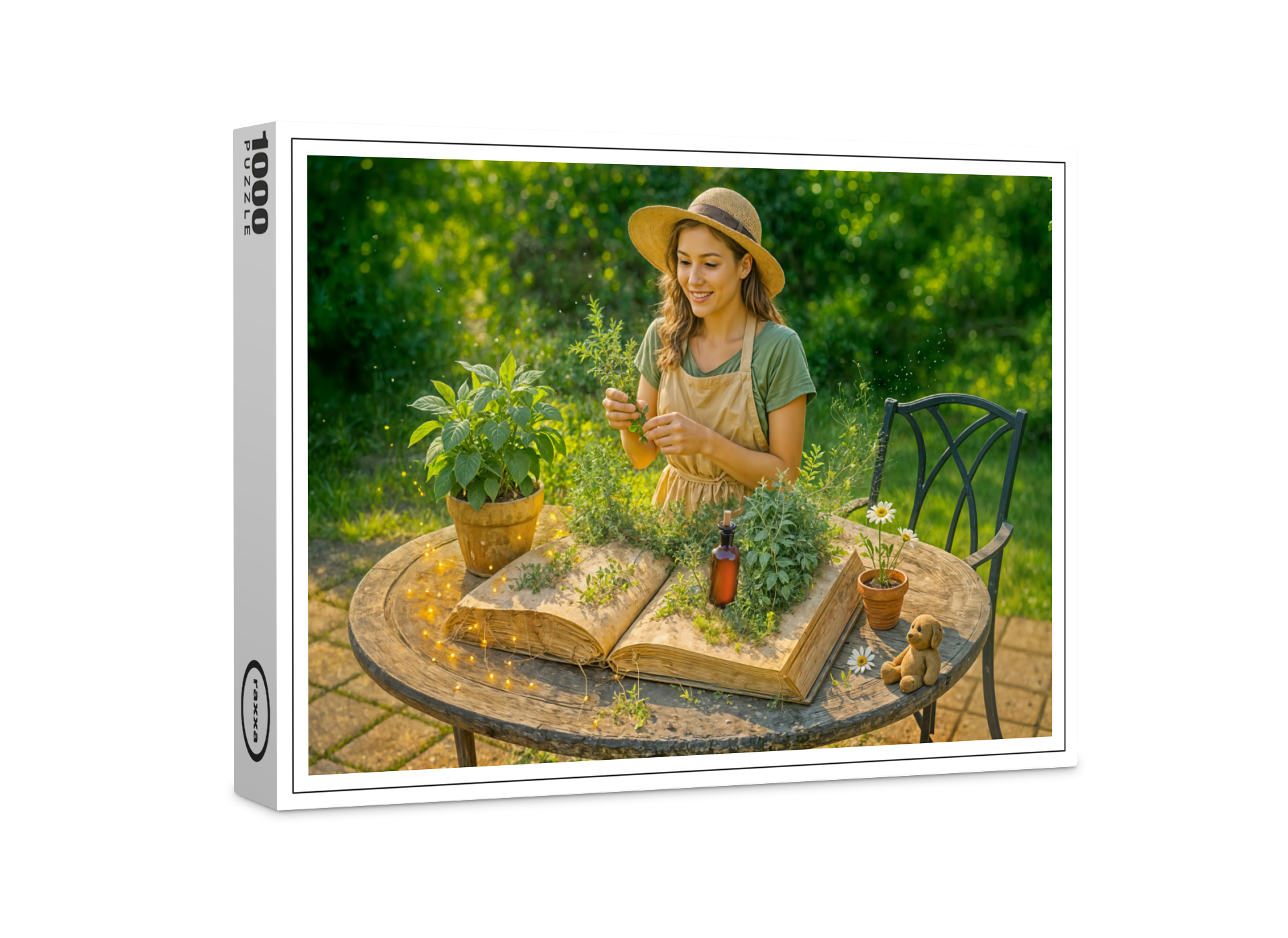 raxxa Premium-Puzzle: Herbal wisdom from ancient botanical book