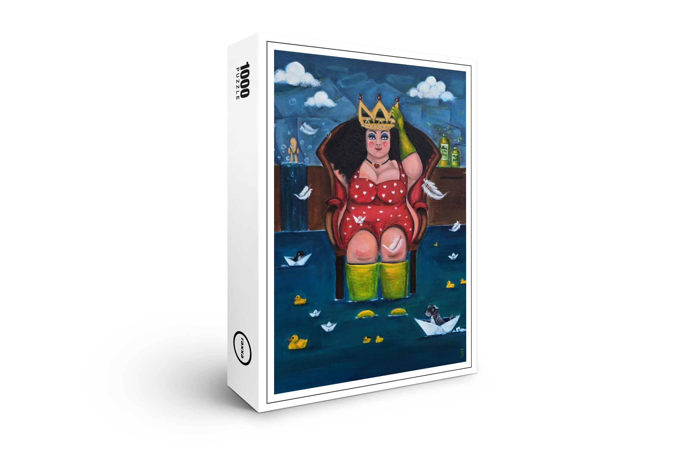 raxxa Premium-Puzzle: Royal Verträumt a. d. R. WeibsBild