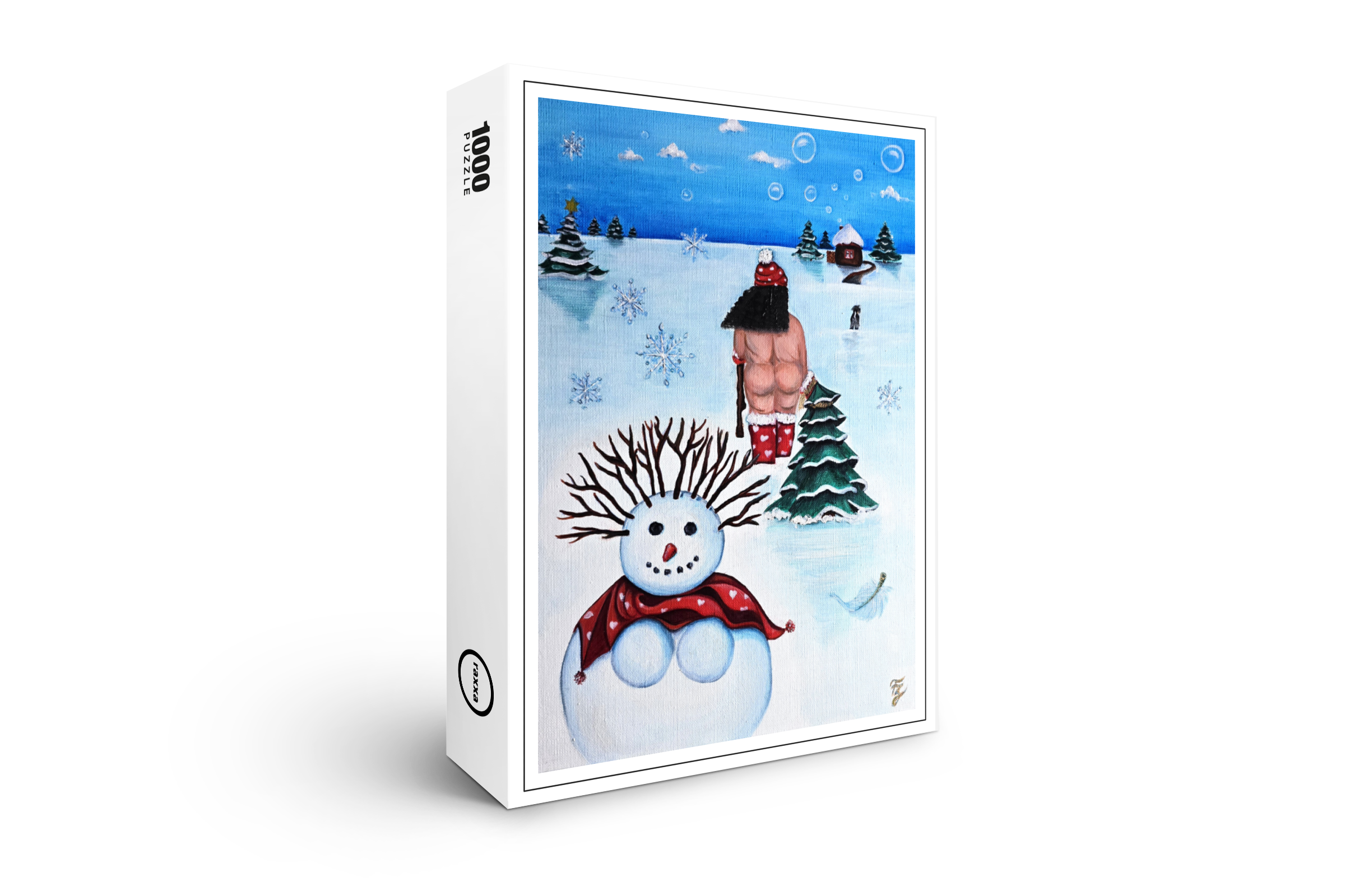 raxxa Premium-Puzzle: WinterTraum a. d. R. WeibsBild