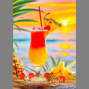 raxxa Premium-Monatskalender Cocktails 2026