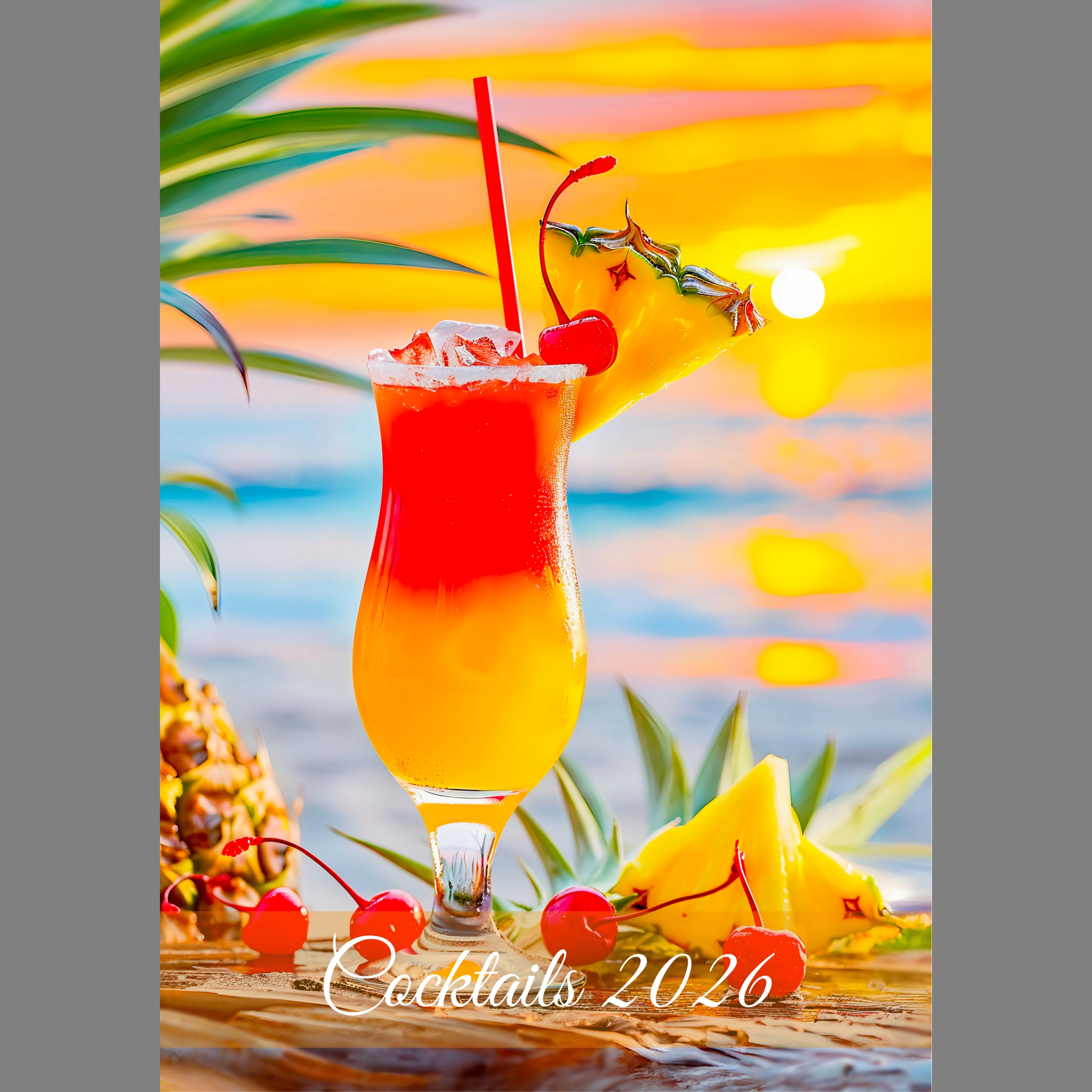 raxxa Premium-Monatskalender Cocktails 2026