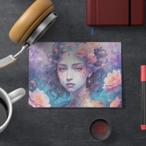raxxa Postkarte: Flower Fairy with Blue Hair