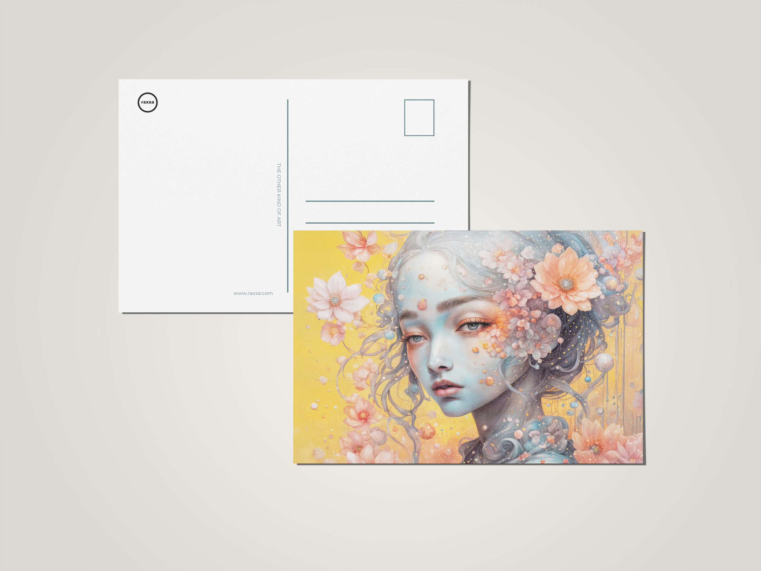 raxxa Postkarte: Enchanted Flower Nymph in Bloom