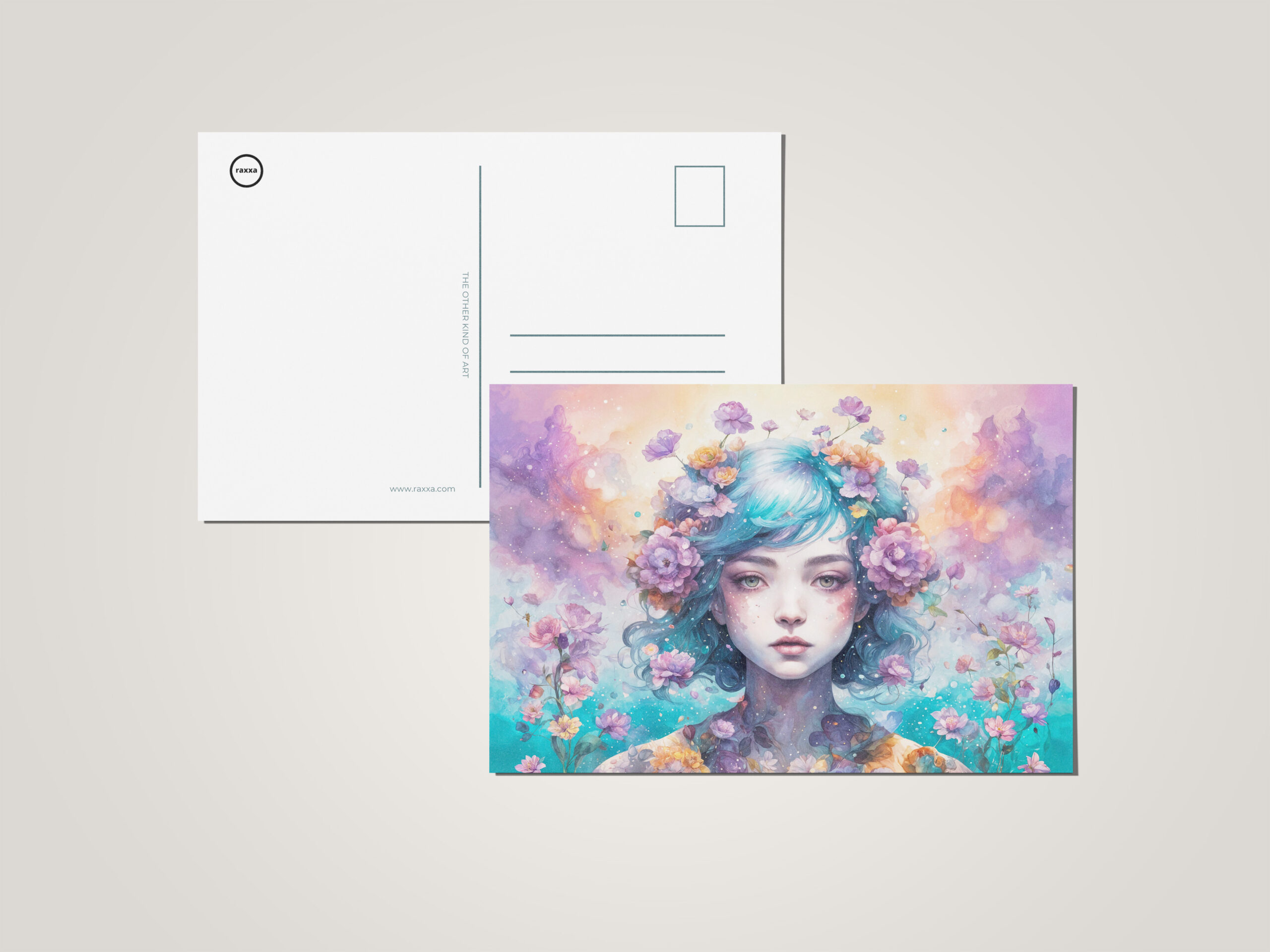 raxxa Postkarte: Mystic Fairy in Flower Crown